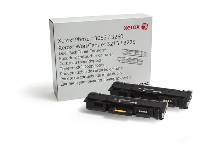 Xerox 3052/3260/3215/3225 Dual Pack Toner Cartridge (106R02782)