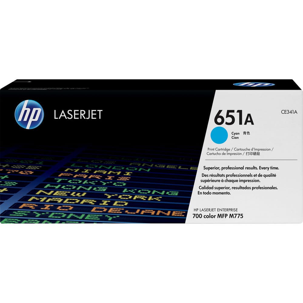 HP 651A (CE341A) Cyan