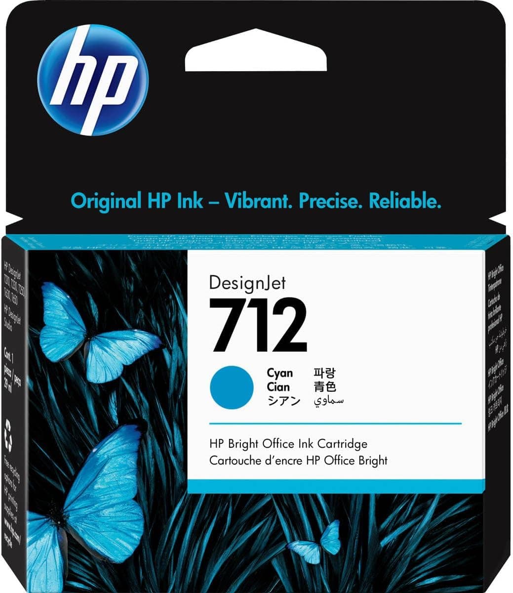 HP 712 Cyan (3ED67A)