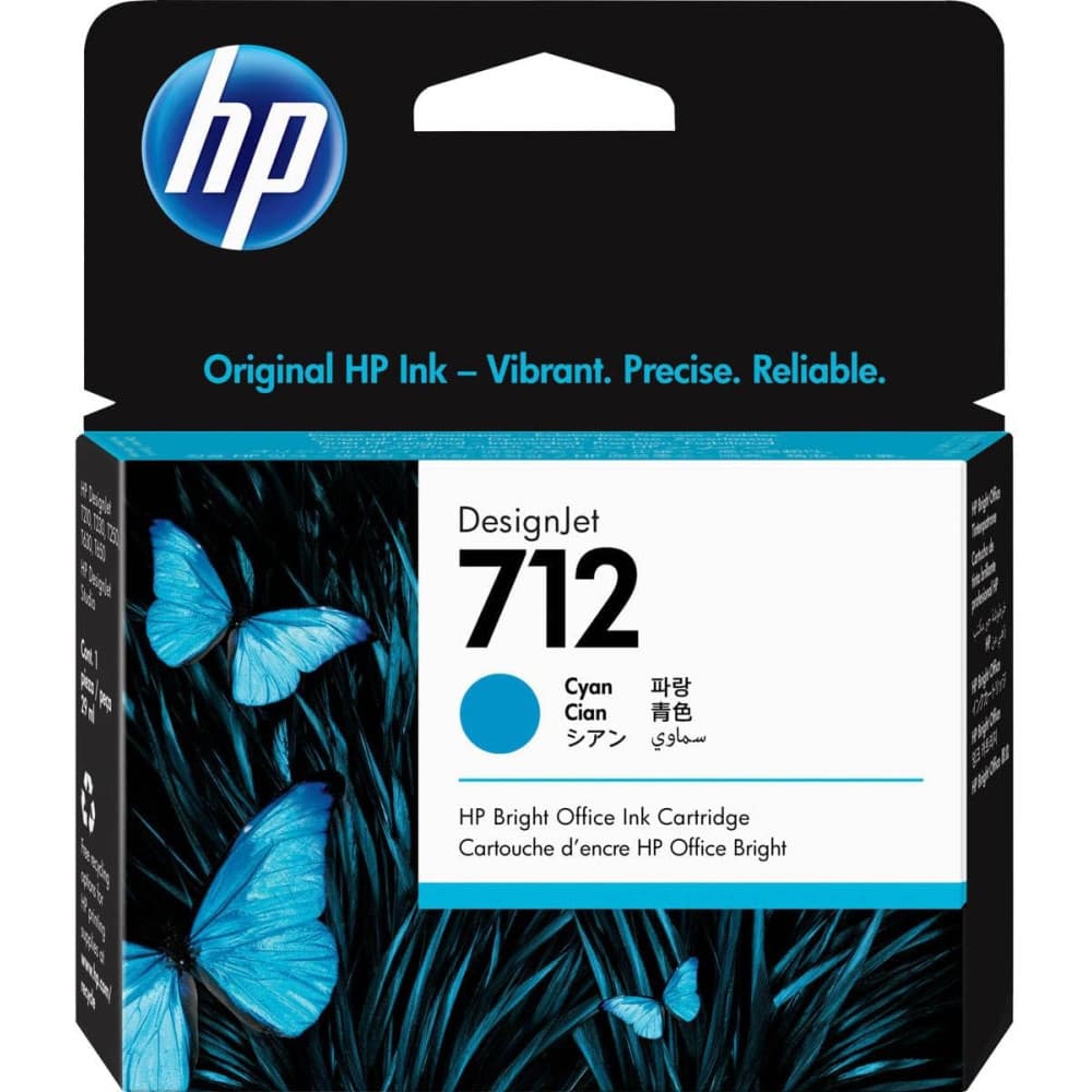 HP 712 Cyan (3ED67A)