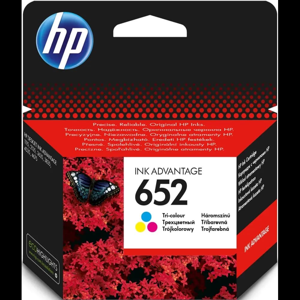 HP 652 Tri-color (F6V24AE)