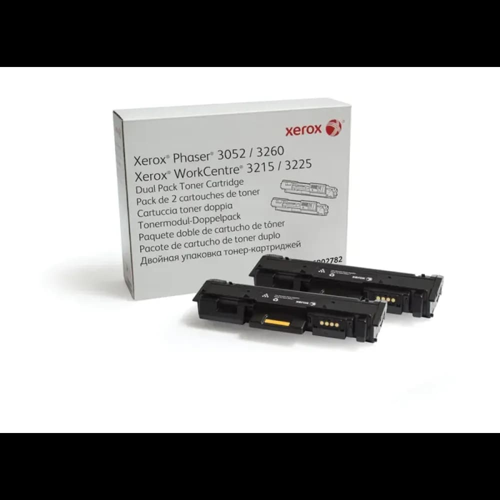 Xerox 3052/3260/3215/3225 Dual Pack Toner Cartridge (106R02782)